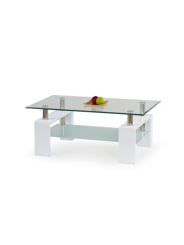 Холна маса DIANA H, бял лак