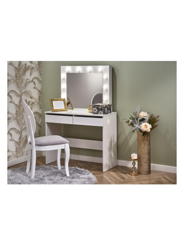 Тоалетка BM-Hollywood 1, бяла