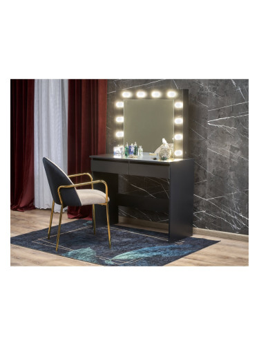 Тоалетка BM-Hollywood 1, черна