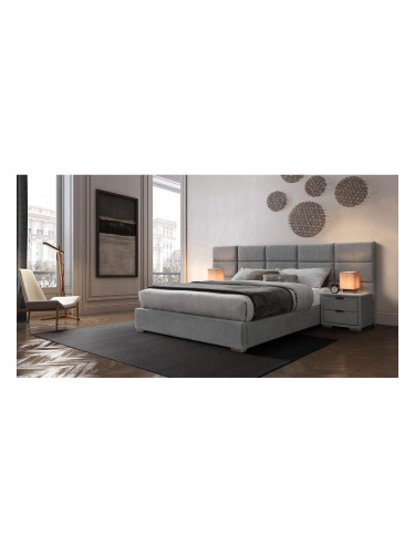 Тапицирана спалня BM-Levanter 1, сива