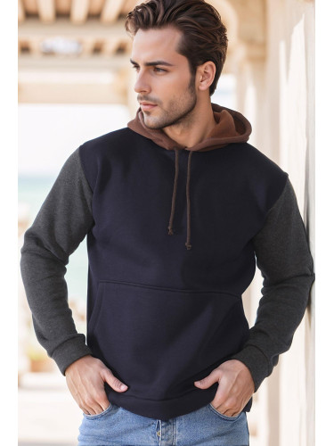 Мъжки суичър с качулка DEWBERRY