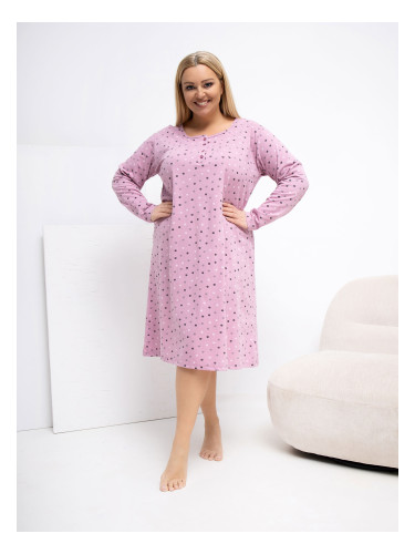 Дамска нощница в тъмно розово