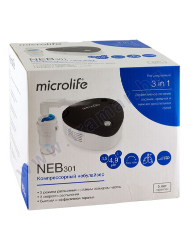 КОМПРЕСОРЕН АПАРАТ ИНХАЛАТОР МИКРОЛАЙФ NEB 301