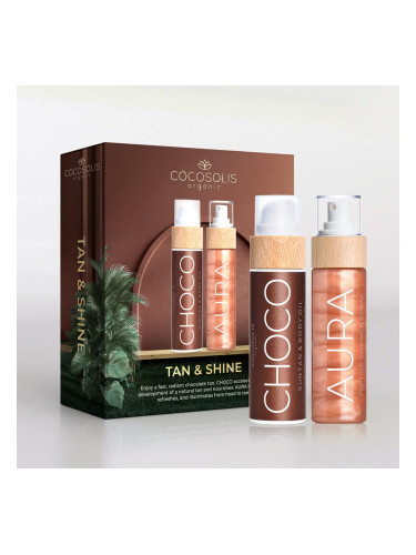 КОМПЛЕКТ COCOSOLIS Tan & Shine 2025 Bundle Олио за тяло дамски  