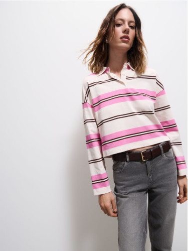 Mohito - Блуза с дълъг ръкав - бежово