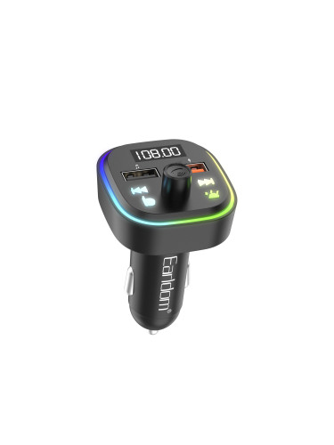 FM Трансмитер Earldom ET-M85, Bluetooth, USB, 3.1A, Черен - 17772