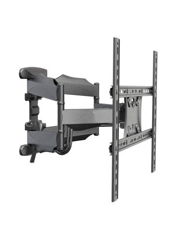 Стойка за телевизор DLFI, За стена, С подвижно рамо, До 60", Черен - 17933