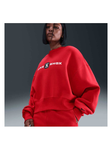 ДАМСКА БЛУЗА NIKE IO2245-657 SHOX PHOENIX FLC CREW ЧЕРВЕНА