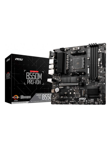 Дънна платка настолна MSI B550M PRO-VDH B550M_PRO-VDH