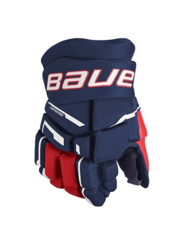 Bauer SUPREME M3 GLOVE-INT Юношески хокейни ръкавици, тъмносин, размер