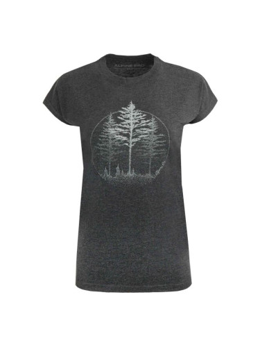 ALPINE PRO ISEBA Дамска тениска, черно, размер