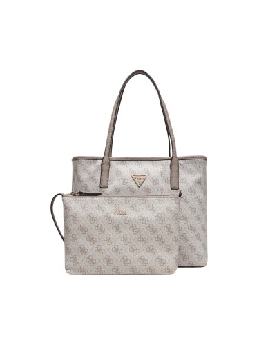Голяма чанта Guess с щампа