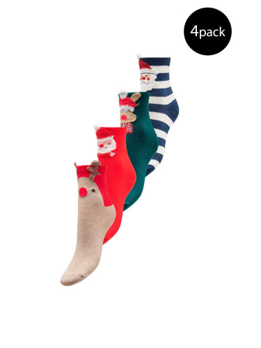 Весели чорапи Only Intimo Donna, 4 броя