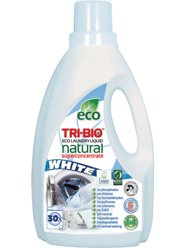 Натурален еко течен перилен препарат за бяло пране