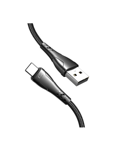 USB Type-C кабел Xmart Mamba Series, QC4.0, 1.2м, Черен