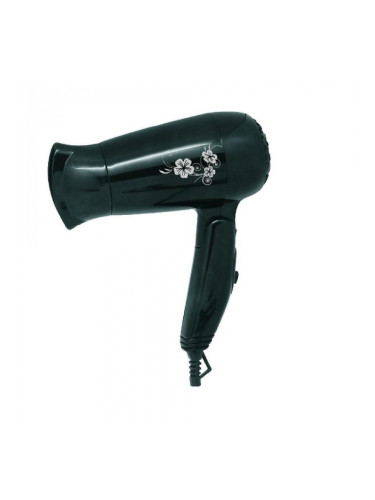 Сешоар Rosberg R51100C, 1200W, Сгъваем, 2 степени, Концентратор, Черен