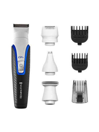 Tример Remington PG4000 G4 Graphite, 13в1, Безжичен, 60 мин. работа, Миещи се глави, Черен/бял