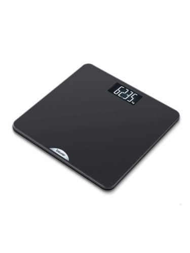 Кантар Beurer PS 240, 180 кг, Quick Start, 30x30 см, LCD дисплей, Черен