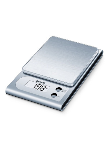 Кухненска везна Beurer KS 22, 3кг, 11.5х17 см, Неръждаема стомана, Инокс