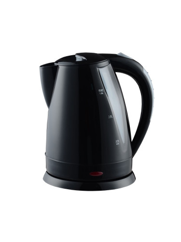 Електрическа кана Rosberg R51230H, 1800W, 1.8 литра, Скрит нагревател, ОN/OFF, Черен