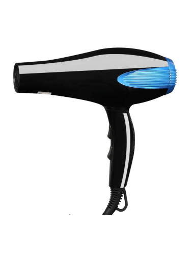 Сешоар Rosberg R51100A, 2200W, 2 скорости, 3 нива, Концентратор, Черен/син