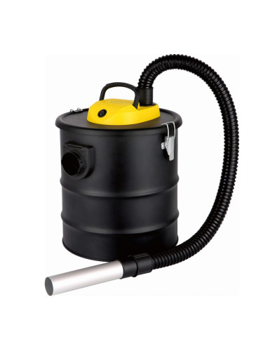 Прахосмукачка за пепел Rosberg R51001I, 1000W, 18 литра, HEPA филтър, Черен