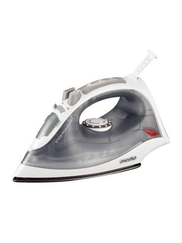 Ютия Mesko MS 5037, 2800W, 170 ml, Керамична плоча, Вертикално гладене, Сив