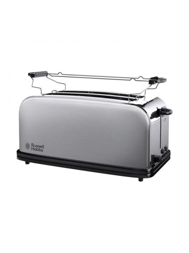 Тостер Russell Hobbs Adventure 23610-56, 1600 W, За 4 филийки, 6 степени, Perfect Toast система за равномерно изпичане, Затоплян