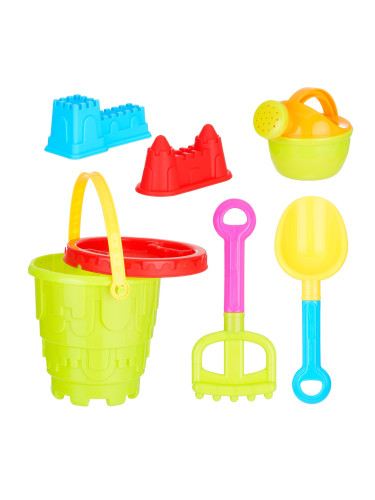 Комплект за пясък - кофичка, 7 части