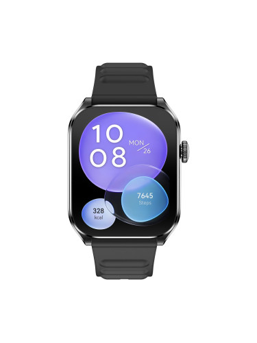 Смарт часовник Xmart AM1130B, AMOLED, Bluetooth 5.3, IP67, Черен