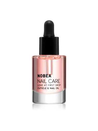 NOBEA Nail Care Love at first drop Cuticle & Nail oil подхранващо масло за нокти и кожичките около ноктите 12 мл.