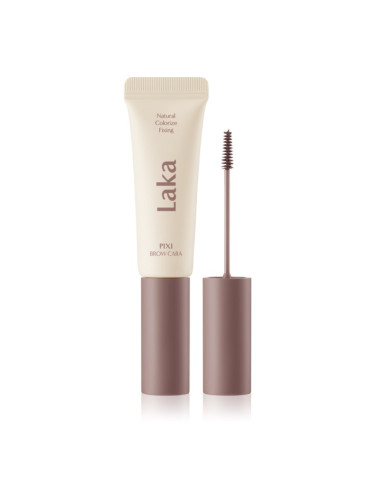 Laka Pixi Brow Cara спирала за вежди за фиксиране и оформяне цвят 04 Smoky Pink 8 гр.