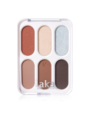 Laka Forever6 Eye Palette палитра сенки за очи цвят 01 Beginning 7 гр.