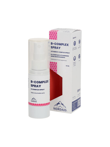Витамин В-Комплекс спрей за уста 30 ml | Nordaid