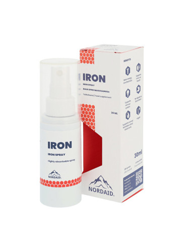 Желязо, спрей за уста 30 ml | Nordaid