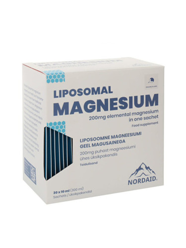 Липозомен Магнезий (цитрат, малат) 200 mg перорален разтвор, 30 сашета х 10 ml | Nordaid