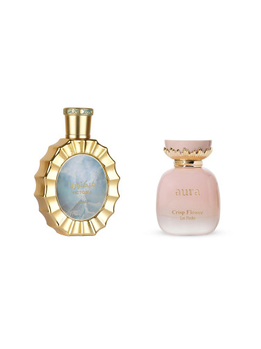 Комбо Lattafa Victoria + Khadlaj La Fede Aura Crisp Flower