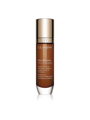 Clarins Skin Illusion Hydrating Foundation високо покривен фон дьо тен цвят 119W 30 мл.