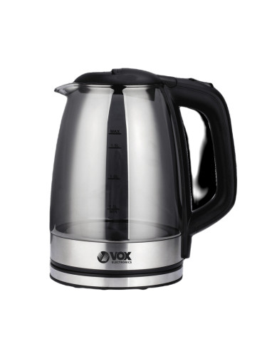 Електрическа кана  VOX WK 8008,2000W, 1.7L, стъкло