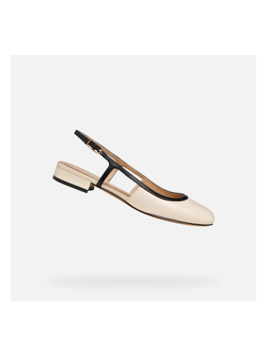 Кремави балеринки Geox Virnilisa B