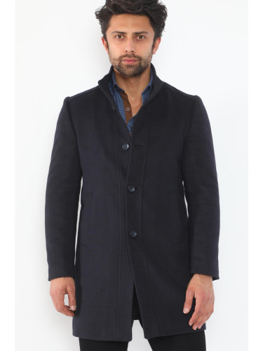 Мъжко палто Dewberry, тъмносиньо