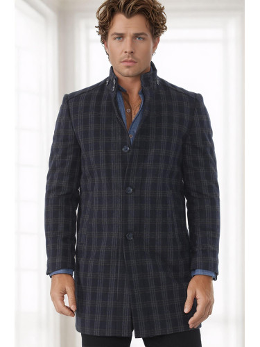 Мъжко палто с шарка на къпина