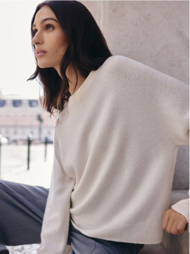 Mohito - Пуловер с високо съдържание на вълна - кремaво