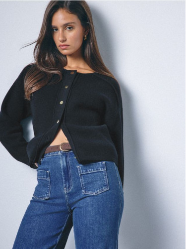 Mohito - Вълнена жилетка - черен