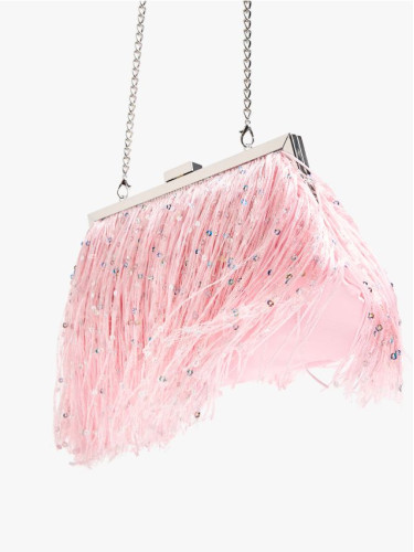 Mohito - Дамска чанта с верижка - розово