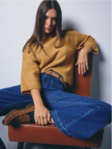 Mohito - Пуловер със съдържание на вълна от алпака - кафяво