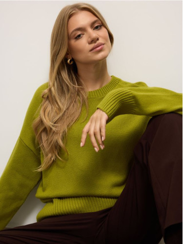 Mohito - Едноцветен гащеризон - маслинено зелено