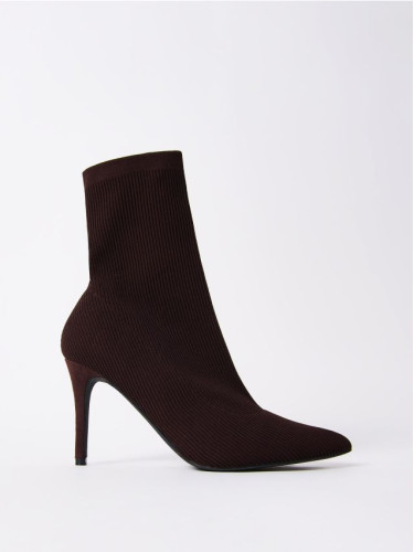 Mohito - Боти с висок ток - тъмно кафяво