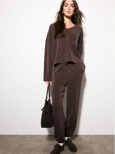 Mohito - Спортен панталон - тъмно кафяво