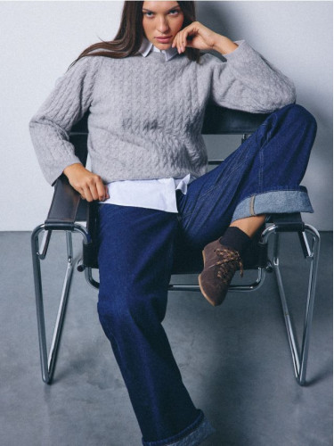 Mohito - Пуловер с високо съдържание на вълна - сиво